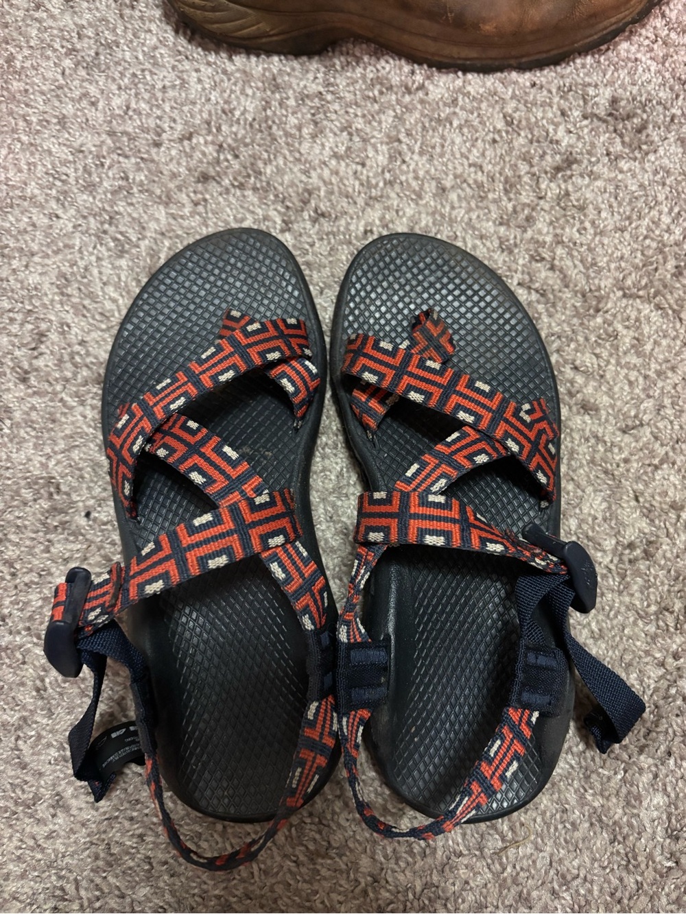 Women’s Chaco Sandals in Red and Navy (see description)